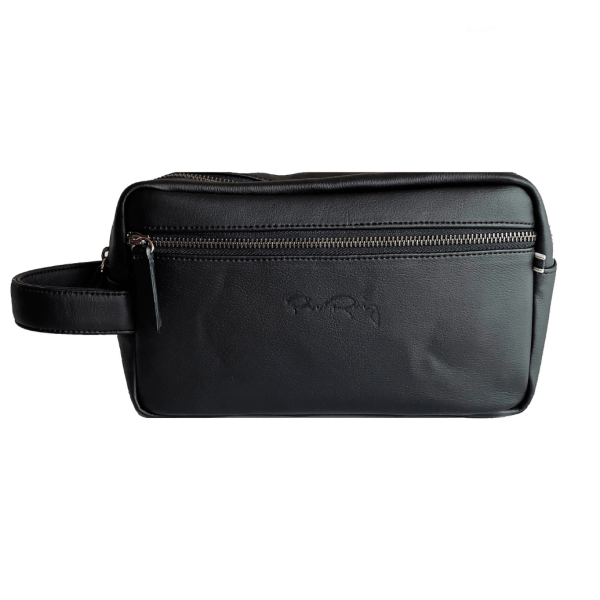 Dacarys Travel Briefcase Made with Vegan Cactus Leather- Black Color